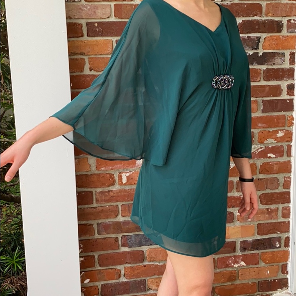 Teal dress